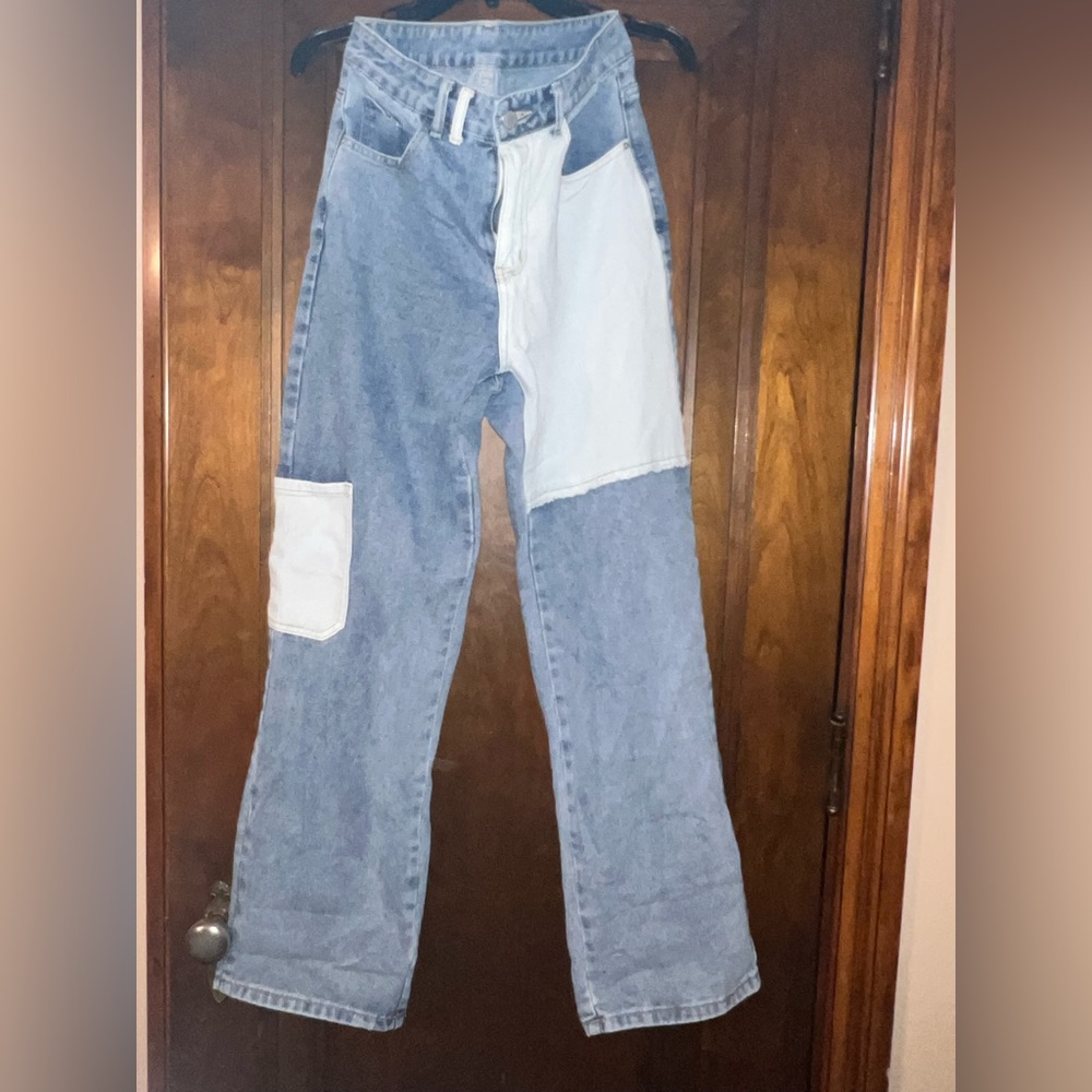Color Block Jeans